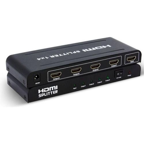 Splitter hdmi 1 entrée 4 sorties ,4k affichage multiple,pour hdtv,dvd,ps4,xbox